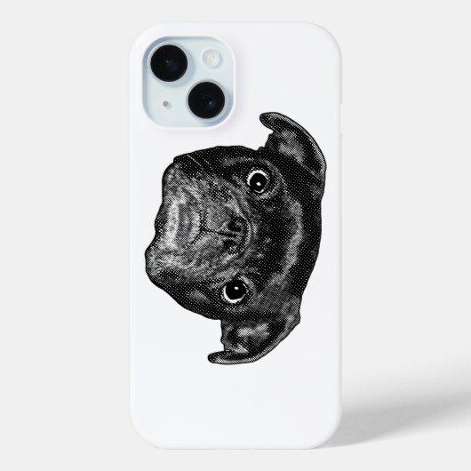 Pug Dot Festive Hülle (Rückseite)
