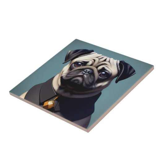 Pug Fliese (Seite)