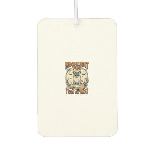 Pug-Halloween-Shirt mit Vintage-Prägung Mond_1 Autolufterfrischer
