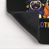 Pug Halloween Thanksgiving Christmas Happy Halloth Mousepad (Ecke)