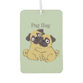 Pug hug autolufterfrischer (Vorderseite)