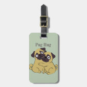 Pug hug gepäckanhänger (Vorderseite vertikal)
