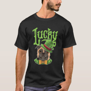 Pug Hund Glücksklee St. Patrick's Day Sankt Patric T-Shirt