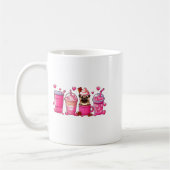 Pug Inside Cup Coffees Lover Valentines Day Heart Kaffeetasse (Links)