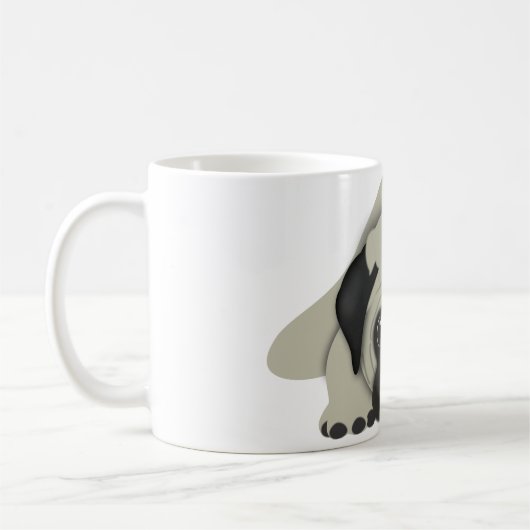 Pug Kaffeetasse (Links)