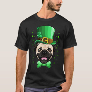 Pug Kobold Kostüm St. Patrick's Day T-Shirt