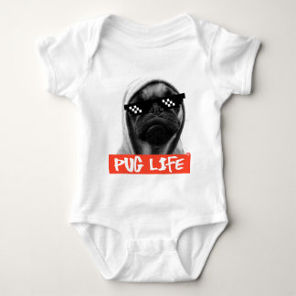 Pug Life Baby Strampler