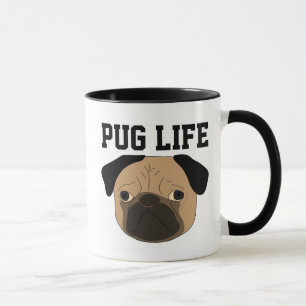 PUG LIFE HUNDE KAFFEETASSE