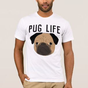 PUG LIFE lustige Hunde T-Shirts