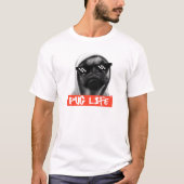 Pug Life T-Shirt (Vorderseite)