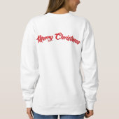 Pug Lights & Christmas Delights Sweatshirt (Rückseite)