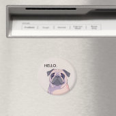 Pug Magnet - Gift for Pug Lovers (In Situ (Geschirrspüler))