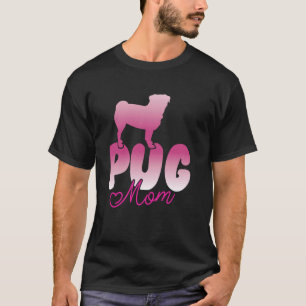 Pug Mama Retro Puggle Hundemutter Liebhaber T-Shirt