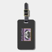 Pug Mom Gepäckanhänger (Vorderseite vertikal)