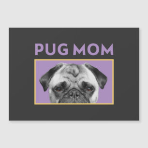 Pug Mom  Magnetkarte