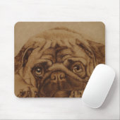 Pug Mousepad (Mit Mouse)
