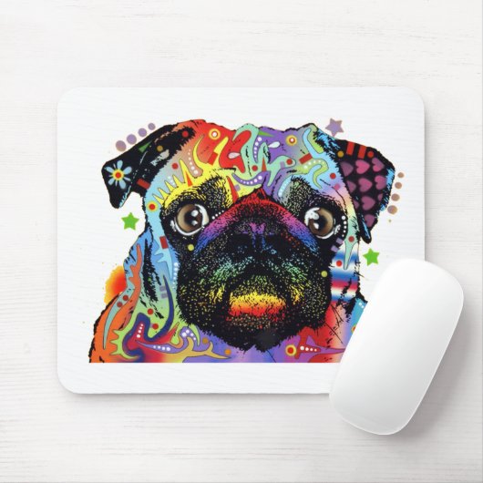 Pug Mousepad (Mit Mouse)