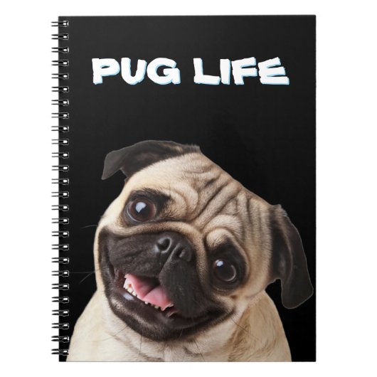 PUG NOTEBOOK NOTIZBLOCK (Vorderseite)