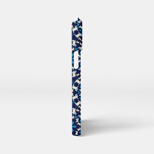 Pug Pattern Case iPhone Hülle (Rechte Seite)