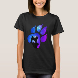 Pug Paw Dog Mom Dad T-Shirt