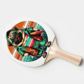 Pug Pet Tischtennis Schläger (Seitenansicht)