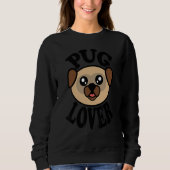 Pug Pug Sweatshirt (Vorderseite)