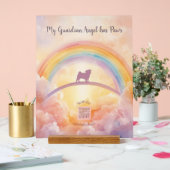 Pug Rainbow Bridge Acrylic Memorial Sign – Music Acrylschild (Hochzeit)