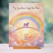Pug Rainbow Bridge Acrylic Memorial Sign – Music Acrylschild (Neutral)