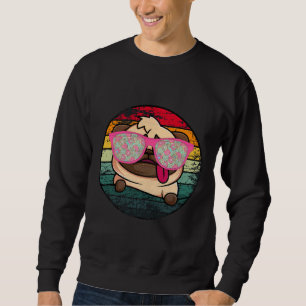 Pug Retro Vintage Magnet Klassisches T-Shirt 368 Sweatshirt