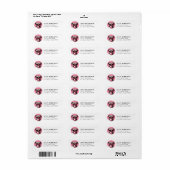 Pug Return Address Labels (Vorne)