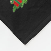 Pug Santa Hat Christmas Tree Lights Xmas Pugmas Do Fleecedecke (Ecke)