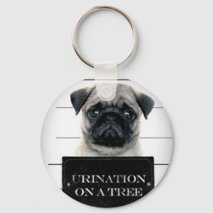 Pug Schlüsselanhänger