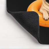 Pug-Sommer-Shirt Süßer Hund Pool Float Mousepad (Ecke)