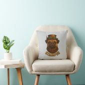 Pug Steampunk Cushion Vintage retro dog art Kissen (Stuhl )