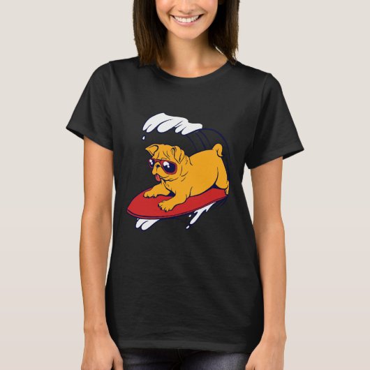 PUG SURF Classic 17 T-Shirt (Vorderseite)