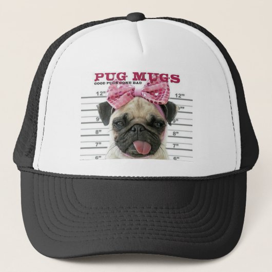 Pug Truckerkappe (Vorderseite)