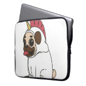 PUG UNICORN LAPTOPSCHUTZHÜLLE (Vorderseite Links)