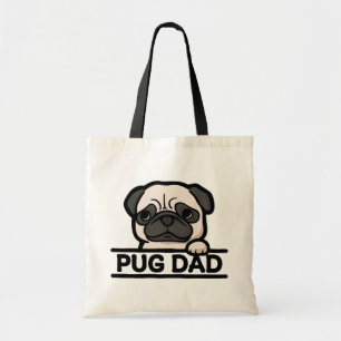 PUG-VATER – Lustiges und süßes Geschenk für Pug-Li Tragetasche