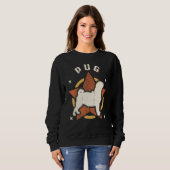 Pug Vintage Retro Classic Dog Sweatshirt (Vorne ganz)
