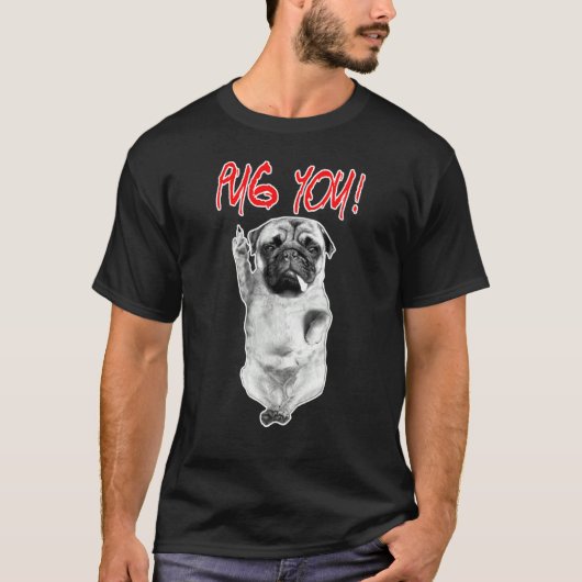 Pug You! Puggy Dog Lovers Pug Friends For Life T-Shirt (Vorderseite)