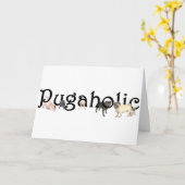 Pugaholic Karte (Gelbe Blume)
