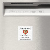 Pugaholic, Süd NevadaPug ... Magnet (In Situ (Geschirrspüler))