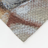 Pugapoo-Malerei Fleecedecke (Ecke)