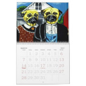 PugArt Kalender $19,95 (Mär 2027)