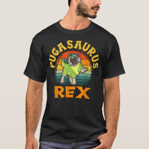Pugasaurus Rex, Funny Dog, Animal Lover, Mops Dino T-Shirt