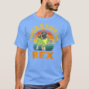 Pugasaurus Rex, Funny Dog, Animal Lover, Mops Dino T-Shirt