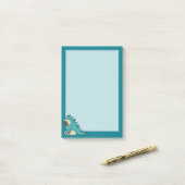 Pugasaurus wird "getan " post-it klebezettel (Auf Schreibtisch)