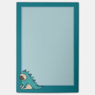 Pugasaurus wird "getan " post-it klebezettel