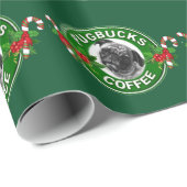 Pugbucks Kaffee-Feriengeschenk-Verpackung Geschenkpapier (Rolleneckpunkt)
