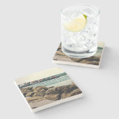 Puget Sound Cargo Ship Steinuntersetzer (Seitenansicht)